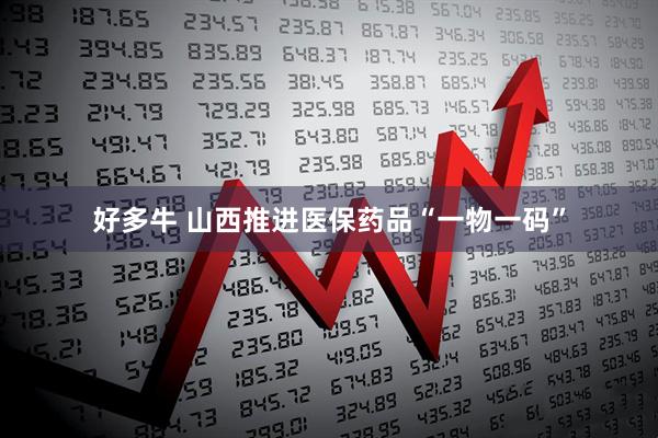 好多牛 山西推进医保药品“一物一码”