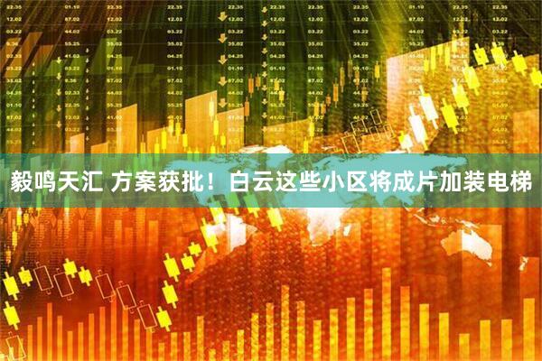 毅鸣天汇 方案获批！白云这些小区将成片加装电梯
